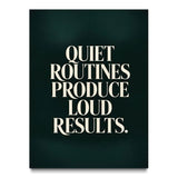 Loud Results canvas wall art, front view