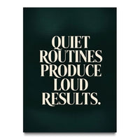 Loud Results canvas wall art, front view