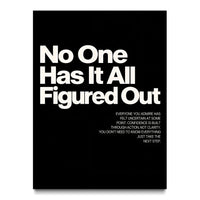 No One Has It All Figured Out canvas wall art, front view