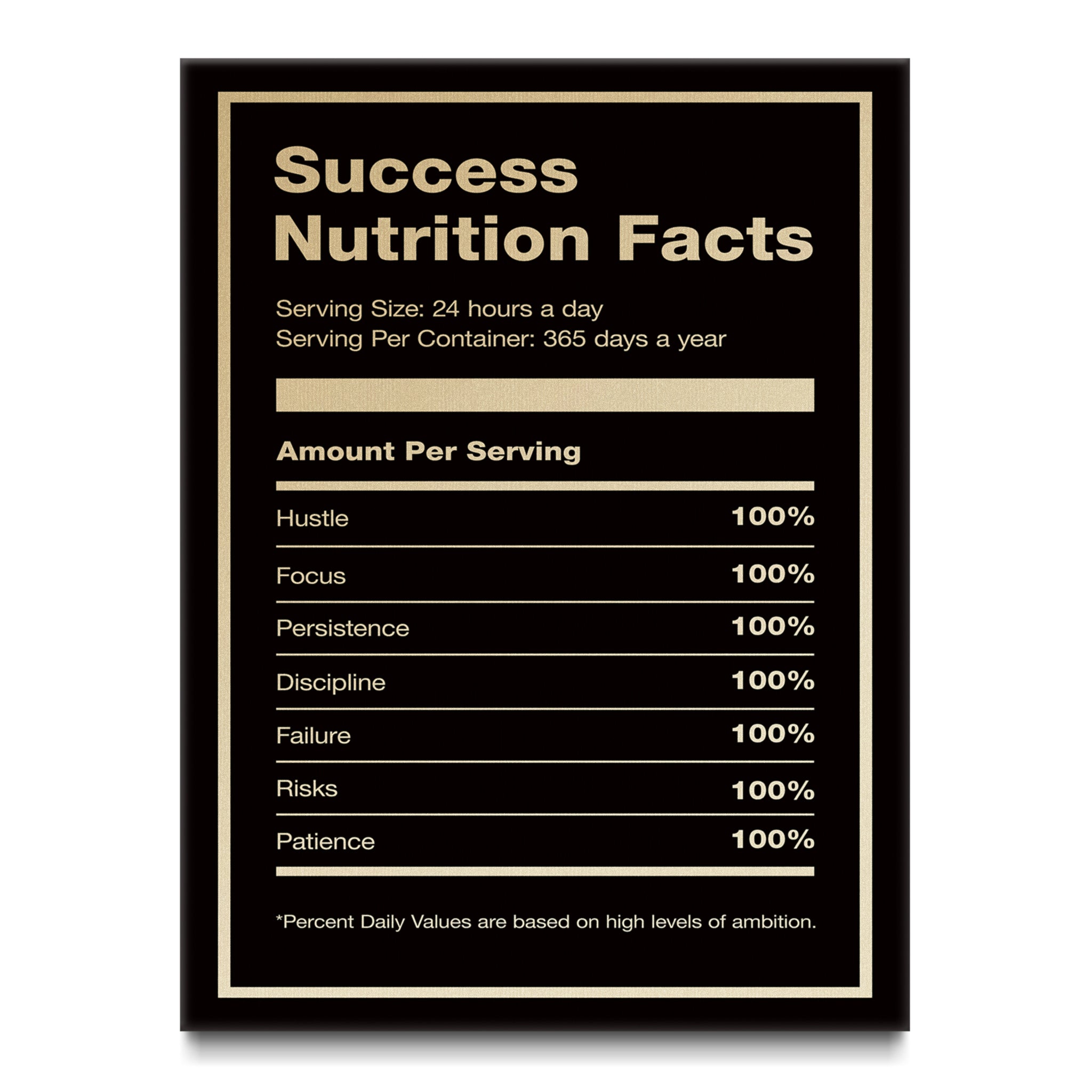Success Nutrition Facts