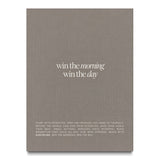 Win The Morning canvas wall art, front view